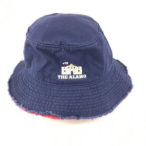 The Alamo Texas Navy‎ Blue Bucket Hat One Size